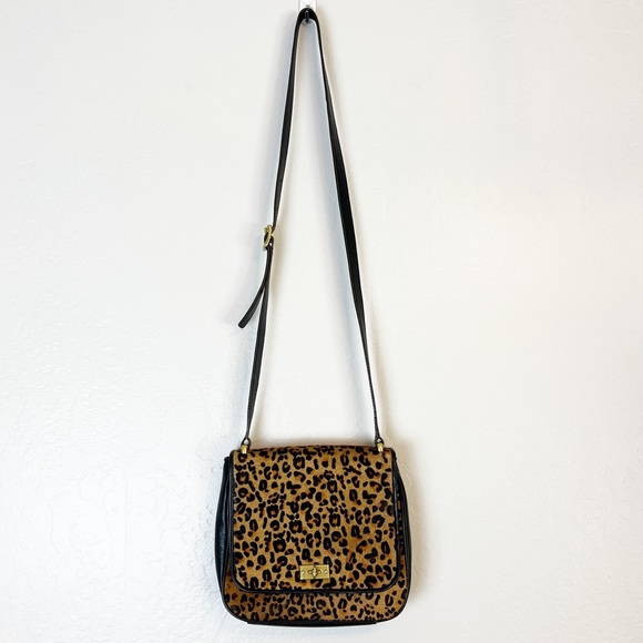 Fossil Handbags - ✖️SOLD✖️•FOSSIL• Memoir Small Flap Crossbody Bag in Cheetah